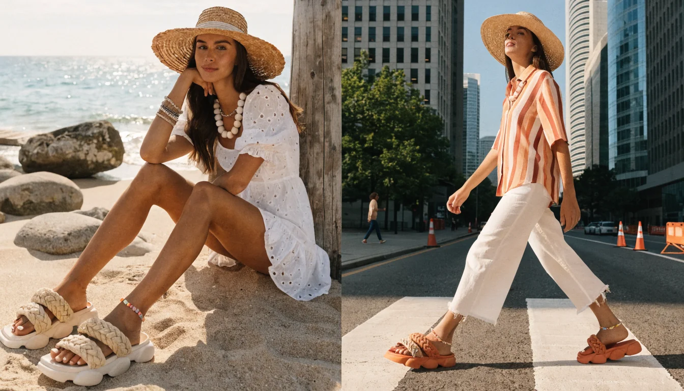 Sandalias Grendha lifestyle playa y ciudad